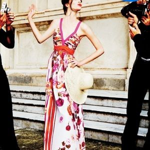 Alberta Ferretti floral maxi gown